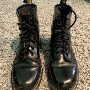 Eye Hole Black Dr. Marten Boots
